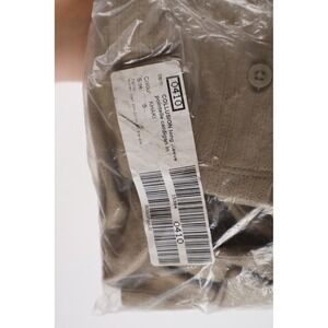 COLLUSION Cardigan Pointelle Long Sleeve Khaki Tan S NWT